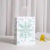 Saco de presente de Natal em papel kraft saco de embalagem para presente de festa saco de presente Mori atacado impressão embalagem para viagem