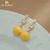 Aitong Jewelry Design Es Lujo Accesible y de Alta Gama. Los Pendientes Son Brillantes y Elegantes. Pendientes de Nicho. Aretes de Perlas con Borlas