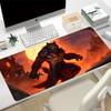Mouse Pad Serie Diablo Sobredimensionado Almohadilla para Teclado Llamativo Extra Grande Engrosado Borde de Bloqueo Venta al por Mayor Almohadilla Grande para Escritorio de Oficina Soporte