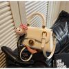 Bolsa Pequena de Luxo Transfronteiriça Feminina Primavera e Verão 2025 Nova Moda Casual Ombro Transversal Portátil Pequena Quadrada
