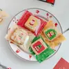 Bolsas autosellables para galletas transfronterizas, bolsas de pie selladas para pasteles de copo de nieve, bolsas de embalaje para alimentos horneados, bolsas de dulces al por mayor