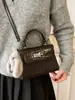 Bolsa Transversal de Moda Exquisita Nova Outono 2025 Bolsa Pequena Bolsa Coreana de Nicho Mini Bolsa de Ombro Transversal