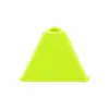 En stock cono de entrenamiento marcador triangular con agujero puede insertar poste marcador de punto barril fútbol baloncesto agilidad eslalon cono de marcado de campo