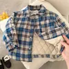 Chaqueta acolchada de algodón para niños 2026, nueva colección de invierno, camisa acolchada unisex estilo coreano, camisa de algodón con estampado de letras para bebé, moderna
