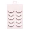 Dingsen Pestañas Postizas Mayoreo Suministro Estable 5 Pares de Pestañas Maquillaje Natural Maquillaje Diario Pestañas Cos