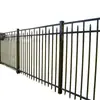 Tubería de acero galvanizado en caliente para valla de jardín, barandilla de aislamiento para patio residencial estilo americano, valla con púas anti-escalada