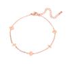 Pulseira Colar Joia Folha de Ouro 14K Eletrodepositado a Vácuo de Aço Inoxidável Feminino Mais Vendido Pingente Folhas Atacado
