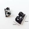 6229 portarretratos colgante de diente posicionamiento con clip de diente hebilla de placa trasera para oreja accesorios de hardware de bisagra para portarretratos