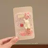 Lindos Pasadores para el Cabello de Niña en Color Café con Leche, Pasadores para Niñas, Pinzas Estilo Coreano para Bebés y Niñas Pequeñas, Pinzas BB Laterales y para la Parte Trasera de la Cabeza
