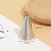 Bico de Confeitar Redondo de Aço Inoxidável 304 Para Contorno Desenho Escrita Creme Bolo Confeitaria Ferramenta DIY Pequeno