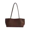 Bolsa Tote Simples Estilo Coreano Verão 2026 Bolsa Grande de Ombro Único para o Trabalho Bolsa de Ombro para Usar sob o Braço Bolsa Grande de Compras Feminina Bolsa Casual