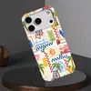 Capa de celular patchwork temática de verão retrô americana mais vendida da Temu para iPhone 16PM, capa protetora ultrafina que não desbota