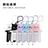 Nova calculadora 8 silicone cartoon bonito portátil pingente computador chaveiro pingente calculadora atacado