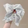 Acessório de cabelo elástico, estilo jovem, scrunchie moderno novo de 2025, headwear de tecido de malha elegante de verão para mulheres