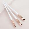 Set de 15 Pinceles para Sombras de Ojos, Pincel Biselado para Delineador, Pincel para Difuminar Sombra de Nariz, Pincel para Rubor, Pincel para Polvos Sueltos, Pincel para Corrector, Pincel Fijador