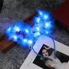 Nova pena luminosa orelha de coelho headband 14 luz luminosa orelha de coelho cocar luz de cor direta da fábrica para empurrar