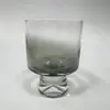 Vela de Nube Copa de Vino Tinto Cristal Gris Humo Gradiente Copa de Uva Soplada Artificialmente