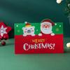 Tarjetas de Felicitación Navideñas Nuevas Personalizadas Están en Stock y Se Pueden Personalizar con Dibujos Animados de Santa Claus y Muñeco de Nieve con Mensajes de Bendición. Las Tarjetas Pequeñas Están Disponibles en una Variedad de Estilos
