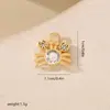 Material de accesorios de joyería semiacabados metal incrustado circonita animal marino colgante diy collar pulsera aretes colgante