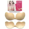 Almofadas de Sutiã Asa de Manga Cruzada Femininas para Reunião de Seios Pequenos Levantamento Silicone Fino Levantamento Almofadas de Seio Manga para Vestido de Casamento