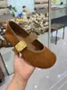 Zapatos Mary Jane retro de gamuza con punta cuadrada y tacón grueso para mujer, primavera/otoño 2026, versátiles, bajos, de suela blanda, tipo bailarinas para combinar con faldas