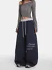 Pantalones deportivos versátiles de moda estilo americano de alta resistencia con dobladillo curvo para hombres y mujeres, nuevos pantalones largos casuales rectos holgados de pierna ancha para primavera y otoño