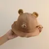 Gorro de Bebé Sombrero de Pescador Otoño Sombrero de Tesoro de Otoño para Bebés y Mujeres Sombrero para el Sol para Niños Sombrero de Puerta de Salmuera de Ala Ancha Otoño e Invierno