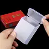 Estuche para cigarrillos hombre portátil engrosado compresión 20 paquetes blandos especial personalidad creativa tapa abatible carcasa de plástico para cigarrillos utensilios para fumar