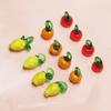 Calabaza Piña Tomate Cuentas de Vidrio Colgante Divertido diy Joyería Hecha a Mano Aretes Horquilla Accesorios Material