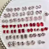 Brilhantes K9 Premium Decorações de Strass para Nail Art Rosa Luxuoso Retangular Ovo de Pombo Coração Assimétrico Strass Acabados Feitos à Mão para Nail Art