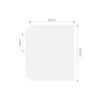 Álbum de fotos Polaroid de PVC transparente con 3 agujeros, hojas sueltas brillantes, tamaño pequeño, 3 pulgadas, 1 cuadrícula, almacenamiento individual