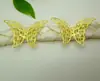 Acessórios para joias DIY pingente de borboleta tridimensional peça de flor de borboleta oca requintada material para acessórios de cabelo feitos à mão atacado