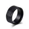 Anillo de Acero de Titanio Nudo Celta Estilo Nórdico Transfronterizo Personalidad Nicho Elementos Étnicos Europeos y Americanos Accesorios Joyería