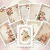 36 Piezas de Pegatinas de Sellos de Rosa de Encaje Vintage, Estilo Retro Suave Pegatinas de Decoración DIY para Maletas y Diarios Venta al por Mayor