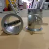 Hoja de Hierro Galvanizado Válvula de Control Redonda Conducto Válvula Mariposa Manual Hoja de Hierro Blanco Brida Única Salida de Aire Conector de Manguera Aislada