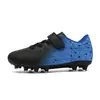 Zapatos de fútbol para niños transfronterizos de velcro con tacos para jóvenes y estudiantes de primaria para entrenamiento deportivo y competición, tallas 29-39