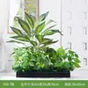 Série Efg Vasos de Flores Plantas Verdes Artificiais Planta Falsa Paisagismo Vasos de Flores Decorativos Internos e Externos Combinação Divisória de Exibição