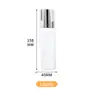 Conjunto personalizado de frascos de vidro cosmético 120ml para embalagem de sérum e loção, pote de creme facial 50g, pode ser com marca OEM
