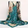 Bufanda de Satén para Mujer Primavera y Verano Seda Artificial Bufanda Cuadrada Pequeña Estampada Bufanda Chal Estilo Europeo y Americano Venta al por Mayor