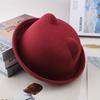 Otoño e invierno imitación lana orejas pequeñas gorro de bebé gorro de oso rizado hombres y mujeres pueden llevar gorro redondo coreano lindo