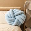Almohada Nórdica Hecha a Mano Cuerda de Tres Hebras Redonda Abrazo Sofá Dormitorio Respaldo Cama Cojín Cojín Cojín