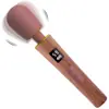 Palo vibrador AV con veta de madera, potente palo de masaje de 10 frecuencias, palo masturbador recargable, masaje de cuerpo completo