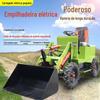 Pequena carregadeira elétrica hidráulica completa tração nas quatro rodas pequena empilhadeira transporte de transporte multifuncional agrícola agrícola cortador