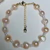 Pulsera de perlas multicolor, mismo estilo que la de la bloguera, con formas únicas e irregulares, un diseño suave y elegante, un accesorio simple y atemporal, joyería para mujer
