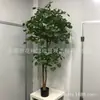 Planta de Simulación Árbol de Banyan Grande en Maceta Planta Verde Bonsái de Piso Sala de Estar Familiar Centro Comercial Hotel Árbol Decorativo Árbol de Banyan