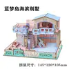 Quebra-Cabeça de Madeira 3D Quebra-Cabeça Tridimensional Modelo de Quebra-Cabeça para Crianças Guofeng Edifício Blocos de Construção de Alta Dificuldade Brinquedo Montado