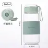 Tazas de Vidrio Lindas del Zodiaco al por Mayor, Vasos de Agua Portátiles para Estudiantes con Tapas, Vasos Publicitarios Creativos que se Pueden Imprimir con Logos