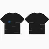 Hip-Hop Americano High Street Holgadas Estampadas con Letras Camisetas de Pareja para Hombre y Mujer Tendencia de Moda de Verano Cuello Redondo Mangas Cortas