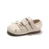 Zapatos de Princesa para Niñas 2026 Primavera/Verano Nuevos Zapatos Mary Jane Franceses para Niños, Zapatos Pequeños de Cuero Antideslizantes de Suela Suave para Niñas Pequeñas