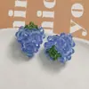 Verano lindo tridimensional cristal grande fresa diy tejido a mano cuentas pasador para el pelo accesorios para el cabello aretes material para mujer venta al por mayor